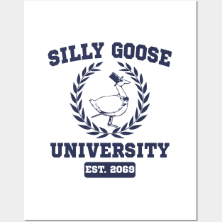 Silly Goose University Funny Meme School Silly Goose Academy Posters and Art